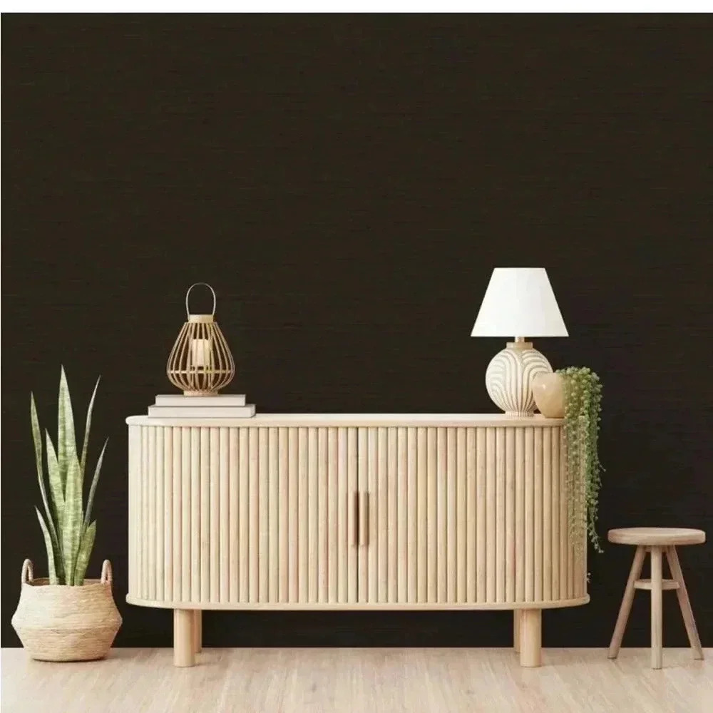 NWT Tempaper & Co Removable Wallpaper,‎ Textured Black, 28 sq. ft.